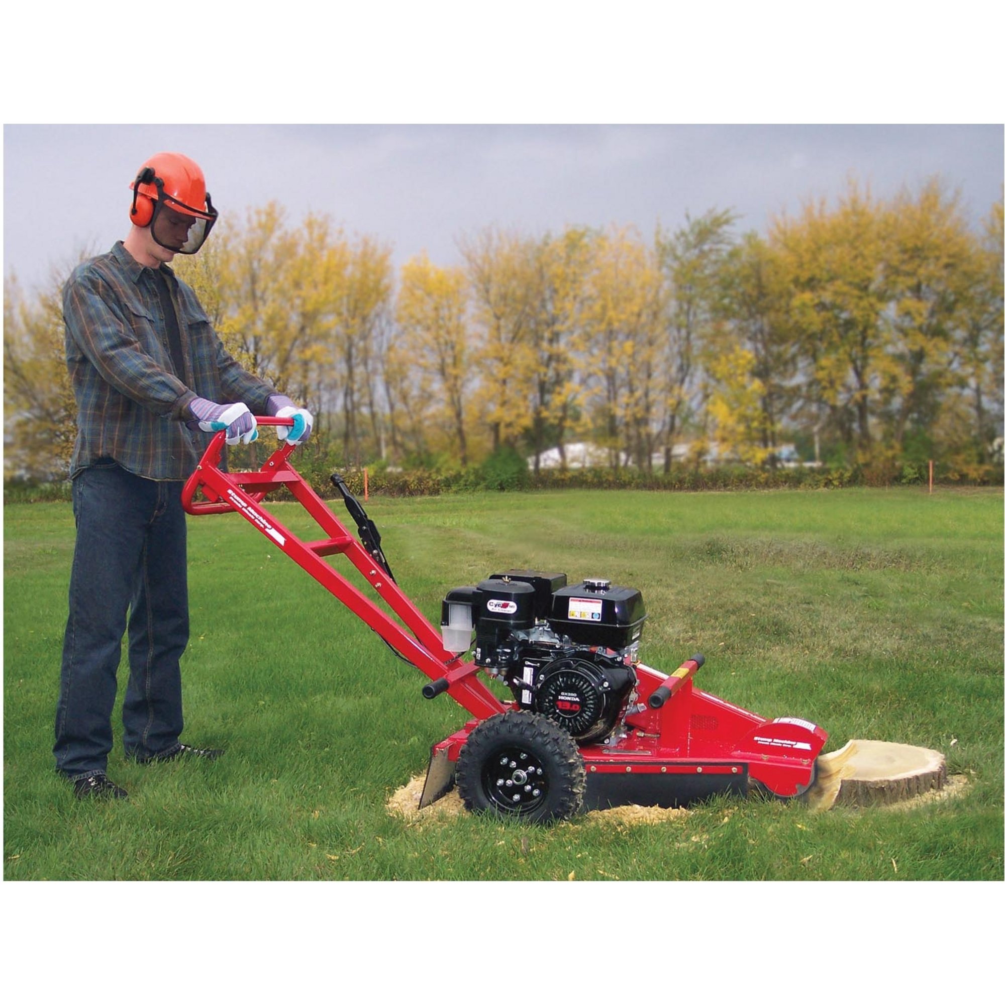 U.S. Praxis Portable Stump Grinder Portable Stump Grinder — 390cc Honda GX390 Engine, Model# PRX130